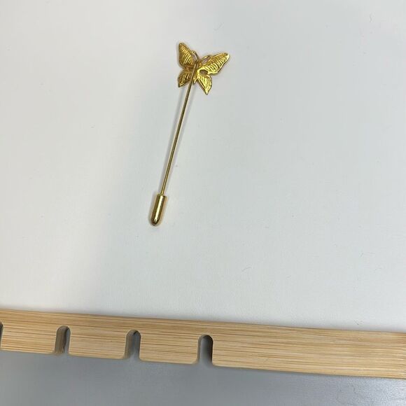 Gold Tone Dainty Brooch Stick Pin Set Lot - Picture 3 of 7